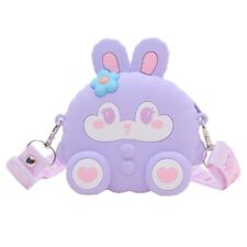 Rabbit Shape Coin Purse Silicone Girls Shoulder Bags Crossbody Bag  Daily