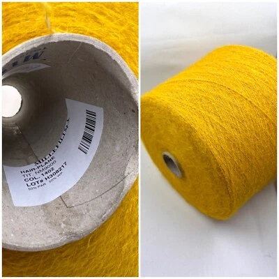 Alpaca Mohair Yarn - 50/50 Alpaca/PA, 100g/ 900m - Lace, Yarn on cone, per 100g - Image 1 of 4