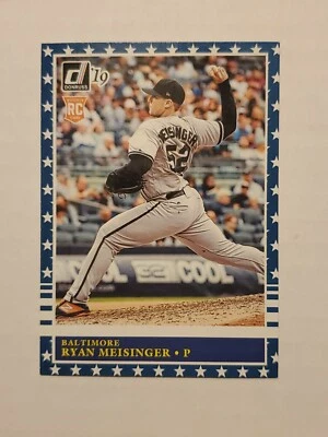 2019 DONRUSS INDEPENDENCE DAY RYAN MEISINGER ROOKIE RETRO # 248 O'S - Image 1 of 2
