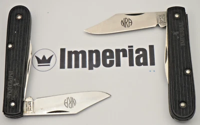 Cuchillos Barlow vintage IMPERIAL Ireland con asas ligeras - Lote de dos NRA Foto 1 de 4