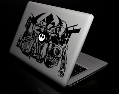 Star Wars R2 & C-3PO Moment Vinyl Decal for Apple Macbook Air Macbook Pro Laptop - Image 1 of 2