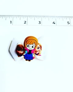 Fiocchi per capelli fatti a mano - Disney - Frozen - Barrettes #8 Anna - Foto 1 di 1