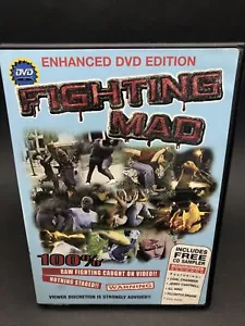 Fighting Mad 100% Raw Fighting Caught on Video Enhanced DVD Edition 2002 Excelle - Imagen 1 de 3
