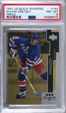 1997-98 Upper Deck Black Diamond Triple Diamond Wayne Gretzky #144 PSA 8 HOF