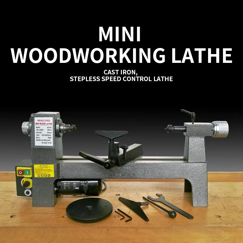 MC330H Continuously Variable Speed Lathe/Teaching Lathe/Pen Making Lathe - Image 1 of 4