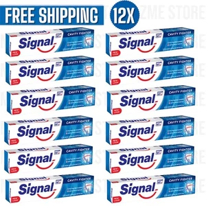 12X Signal Toothpaste Anti Caries Cavity Fighter by Unilever 120ML - Picture 1 of 2