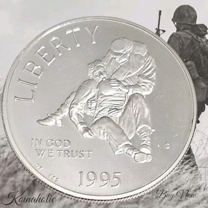 1995 S Silver Proof Civil War Commemorative 90% Silver Dollar Fast Ship 🚢 - Picture 1 of 8