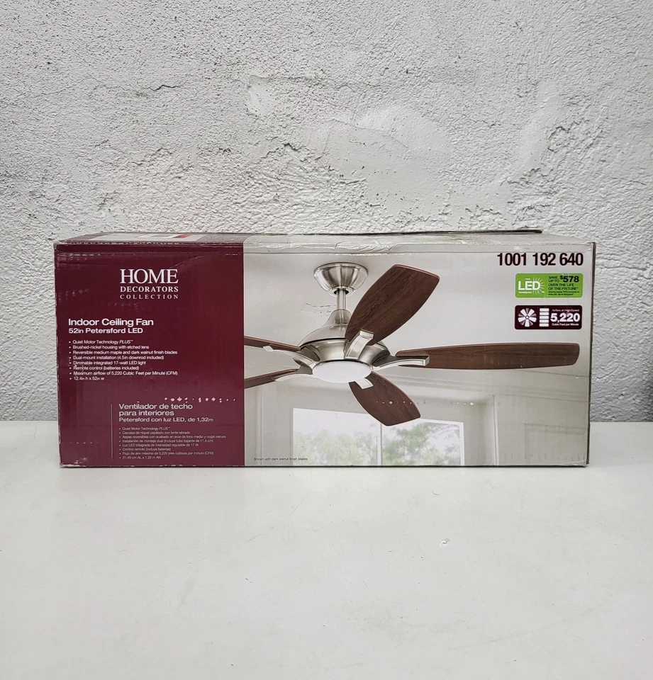 Home Decorators Petersford Ceiling Fan Parts - Image 1 of 1