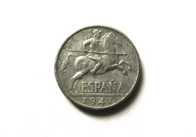 10 CENTIMOS 1941 , ESPAGNE ,  A  VOIR !! - Photo 1/2