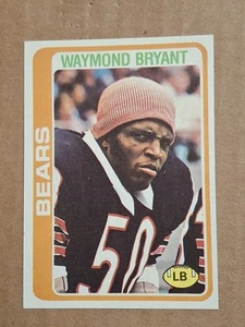 1978 Waymond Bryant Topps NFL Karte #359 Chicago Bears Tennessee State - Bild 1 von 3