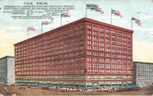 CHICAGO IL THE FAIR DEPARTMENT STORE 1908 VINTAGE POSTCARD 110425 U - Picture 1 of 2
