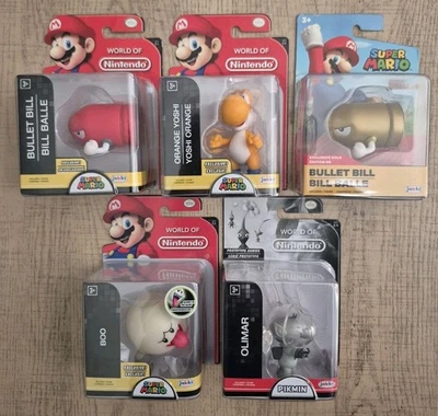 World Of Nintendo Jakks 2.5 Walgreens - Золотой Красный Пулевой Билл, Олимар, Бу, Йоши - Изображение 1 из 4