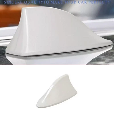 Cubierta de receptor aéreo antena aleta de tiburón blanco para Toyota Highlander 2014-2019 1X Foto 1 de 4