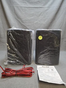 Herdio 6.5" 400W In/Outdoor Bluetooth Speakers Wall Mount Patio Waterproof Pair - Picture 1 of 7