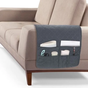 Couch Sofa Armlehnen-Organizer Rutschfester Fernbedienungs-Organizer, Grau - Bild 1 von 6