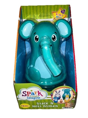 Spark Create Imagine Stack ‘N Nest Animals Toy Set 5 Nesting Pets 5 Stackable... - Image 1 of 4