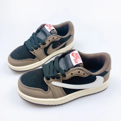 CQ4277-001 Air Jordan 1 Low Travis Scott Mocha Kids Youth