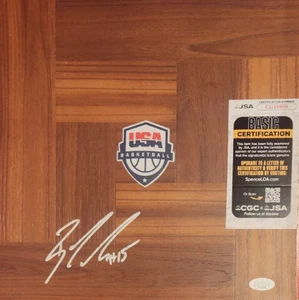 Tablero de piso firmado por Brittney Griner con certificado de autenticidad JSA #CG18988 Team EE. UU. Las Vegas Aces - Imagen 1 de 2