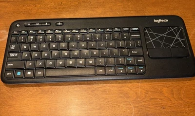 Logitech K400R Wireless Touch Keyboard with Touchpad Black - No Receiver/Adapter - Image 1 of 4