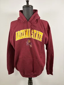 ASU Hoodie Pullover weinrot rot Größe L neu Arizona State University - Bild 1 von 10