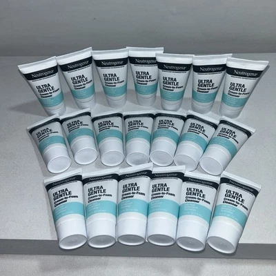 20 Nuevo Neutrogena Ultra Suave Crema a Espuma Limpiador con Cica Tamaño de Viaje .5 F Foto 1 de 4