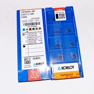 CCMT060204-HMP PC9030 CCMT21.51-HMP CNC turning blade carbide inserts 10Pcs - Picture 1 of 1