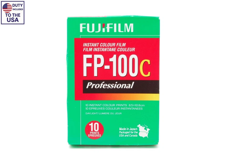 [Unused w/Box] Fujifilm FP-100C pro Film Cold Stored, Exp 9/2012 From JAPAN - Image 1 of 4