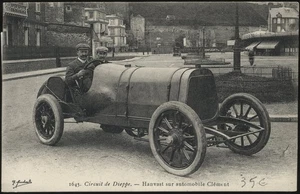 FRA. RPPC Circuit de Dieppe No.1645 - Hanvast in a Clement 1906 - Picture 1 of 2