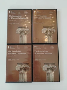 Great Courses Foundations of Western Civilization 24 DVDs, Vol 1-4 - Picture 1 of 6