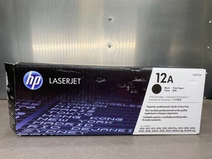 Genuine Hp Laserjet 12A Black Toner Cartridge Q2612A - Picture 1 of 4