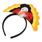 5X Turkey Headband Thanksgiving Party Hairband Holiday Hair Hoop For Cosplay Pho