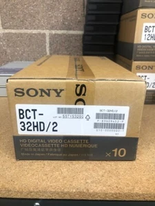 10 Sony HDCAM 32/ BCT-32HD / New Sealed box of 10!! - Picture 1 of 1