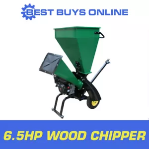 Millers Falls Wood Chipper Garden Mulcher Shredder Petrol 6.5 HP Engine powered - Picture 1 of 6