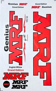 Pegatinas de murciélago de cricket AYN | Cinta de sauce inglesa lisa 2D | Gran edición VK18 | Rojo - Imagen 1 de 7