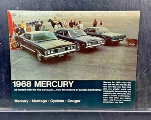 1968 Mercury 20-page Car Sales Brochure Catalog Marquis Park Lane Cougar Montego - Picture 1 of 1