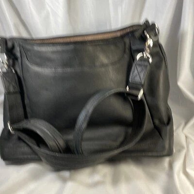 Gun Toten Mamas/kingport GTM90BK Hobo Black Leather Large Cross-Body Bag Carry - Image 1 of 4