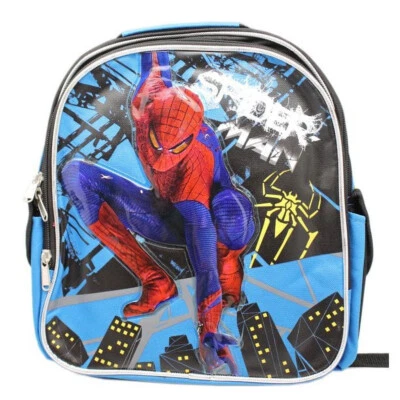 Mochila Pequeña - Marvel - Spiderman - Bolso Escolar Negro Niños 12" Foto 1 de 2