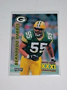 1997 Playoff Green Bay Packers Super Sunday XXXI 46 Bernardo Harris - Picture 1 of 2