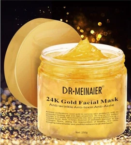 24K Gold Facial Mask By White Naturals: Rejuvenating Anti-Aging Face Mask 8.8 oz - Picture 1 of 10