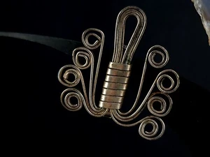 Spilla argento grande fantasia design - accattivante graziosa silver anello - Foto 1 di 5
