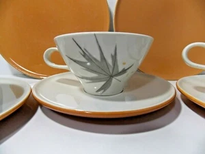 1960's IROQUOIS CHINA Harvest Pattern-Ben Siebel Design - 1 Cup & 1 Saucer - Picture 1 of 5