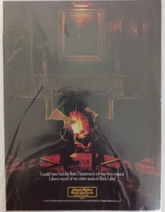 1978 Johnnie Walker Black Label Scotch Full Color Print Ad FREE SHIPPING - Picture 1 of 1