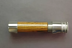 FLY ROD REEL SEAT Bocote 10971 Screwlock Nickel Silver 0.375" bore - Picture 1 of 8