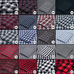 Tartan Buffalo Plaid Cotton Flannel Fabric - 60" Wide - Sold by the Yard & Bolt - Picture 1 of 25