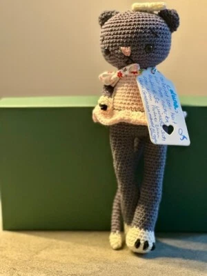 Amigurumi Gehäkelt Handarbeit Stofftier Kuscheltier Katze - Bild 1 von 2