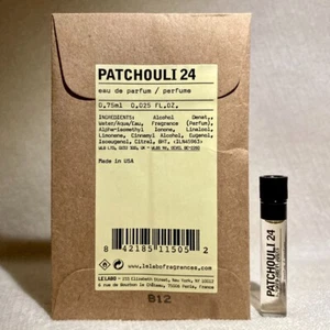 Le Labo Patchouli 24 Eau de Parfum EDP Sample Vial .025oz, .75ml New in Pouch - Picture 1 of 1
