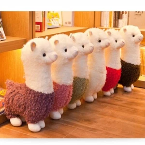 New Six Colors Alpaca Plush Cotton Stuffed Cute Animal Toy For Kids Gifts - Picture 1 of 13