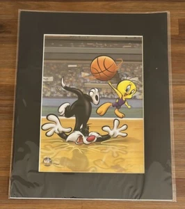 Looney Tunes “Twirling Tweety” Tweety Bird Basketball Lithograph LE /5000 - Picture 1 of 5
