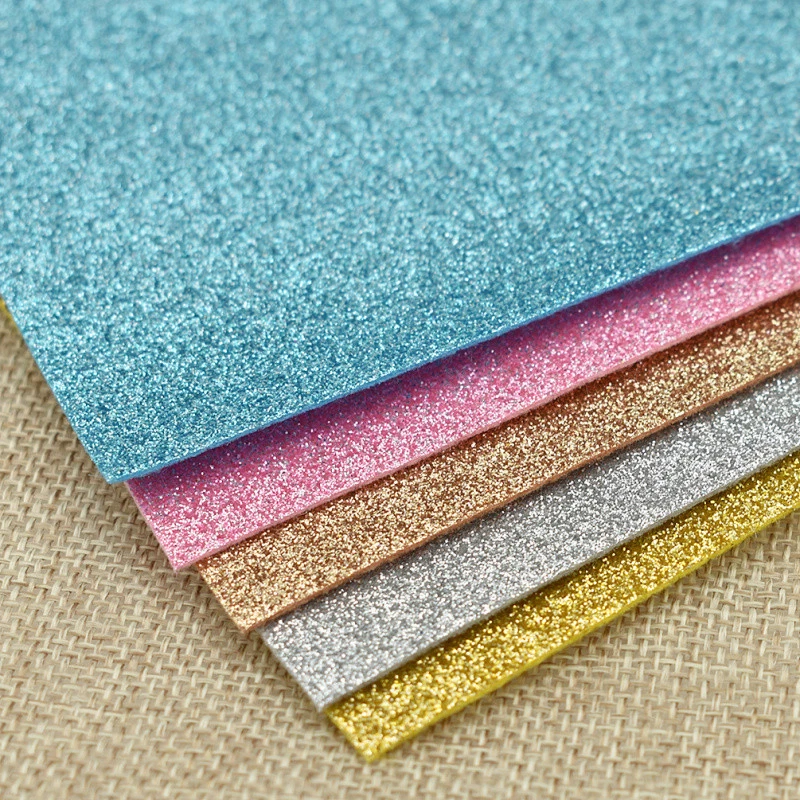 21*30cm A4 Glitter Felt Needle-Punched Nonwoven Felt Fabric For DIY Sewing - Image 1 of 4