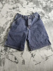 Wrangler Boys Jeans Short's Straight Fit Blue Denim Dark Wash 18 Regular - Picture 1 of 10